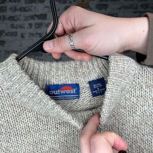 Out west | women wool blend crewneck vintage sweater